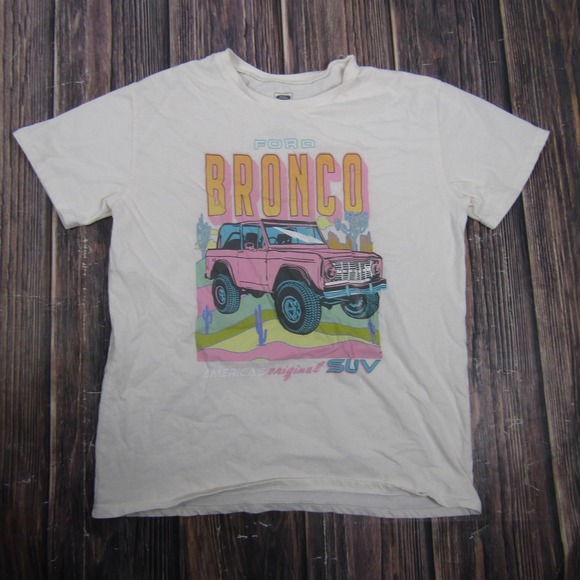 Ford Other - Ford Bronco Shirt Mens XL White America's Original SUV Graphic T-Shirt